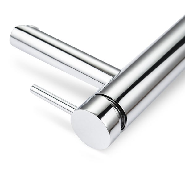 Einhebel Waschtischarmatur aus Metall in zylindrischem Design