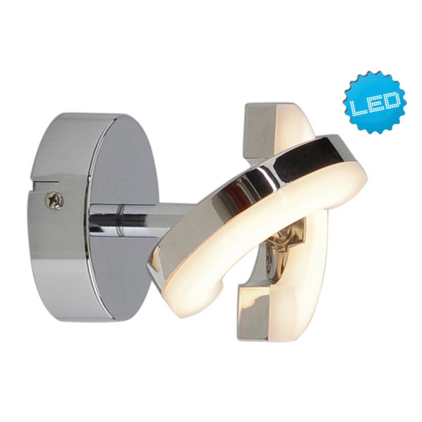 LED-Wandleuchte mit schwenkbarem Leuchtenkopf