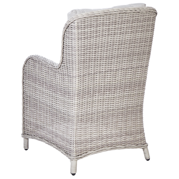 Gartensessel 2er Set CASCAIS Polyrattan Beige