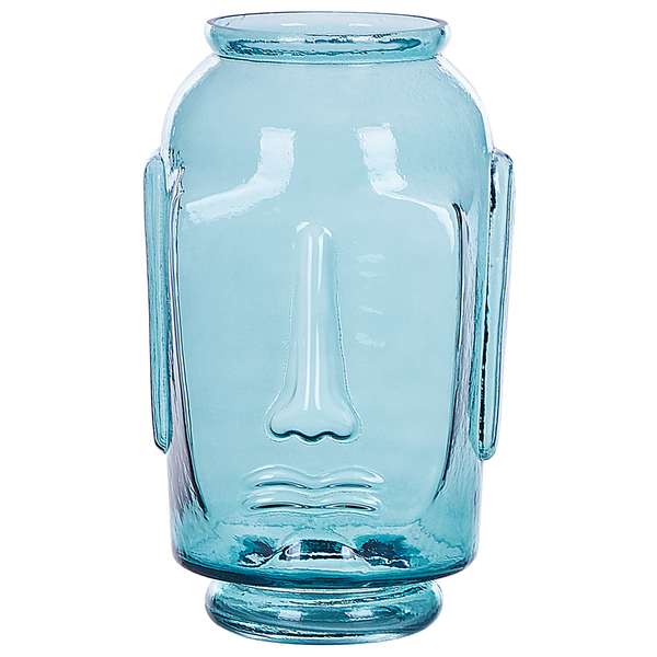 Dekovase SAMBAR Glas 31 cm Blau