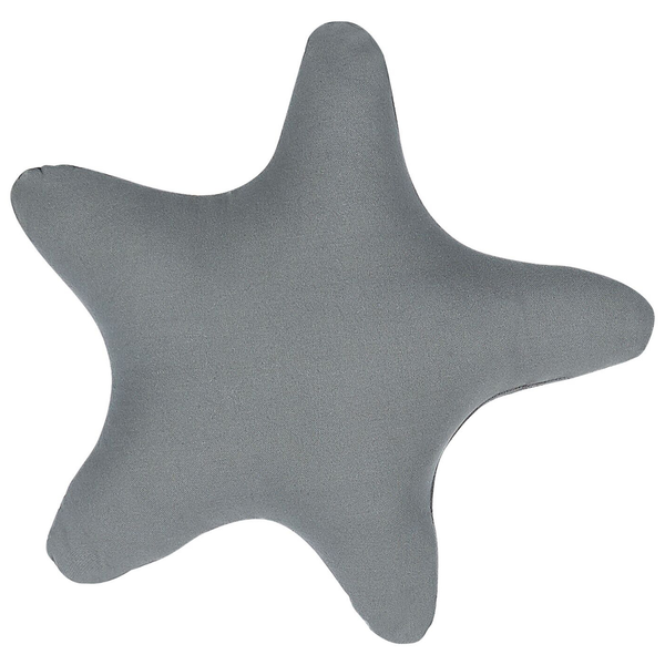 Dekokissen 2er Set BHOPAL Baumwolle 40 x 40 cm Grau Stern