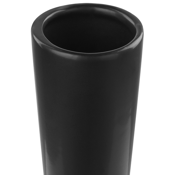 Blumenvase PEANIA Keramik 30 cm Schwarz