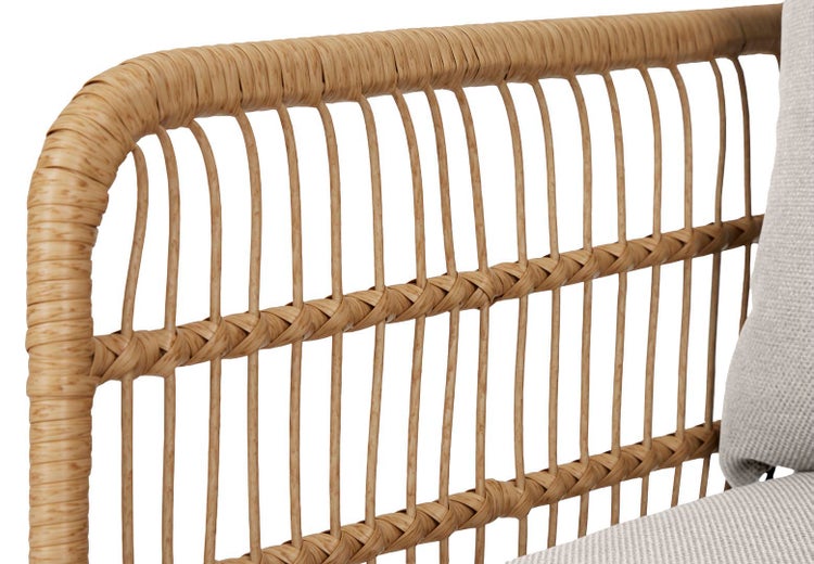 Nina Gartenstuhl inkl. Auflage, beige. 2er Set