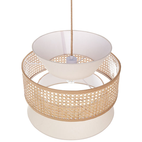 Hängeleuchte LUYANO Rattan Beige