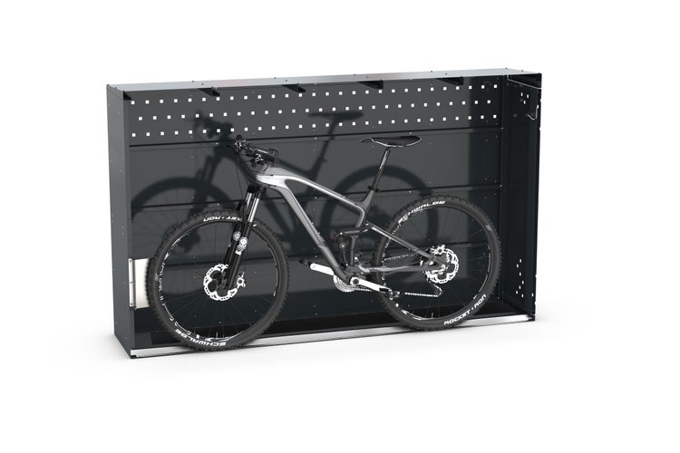 Fahrradgarage BikeBox 1 Giebeldach AE ohne Seitenwand
