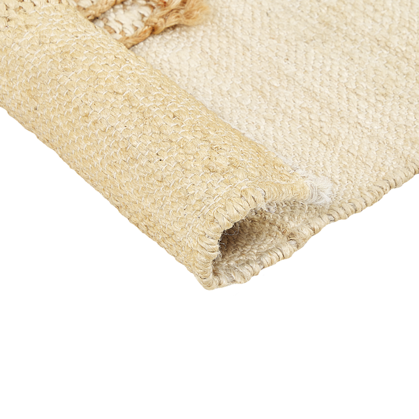 Teppich HAMZALAR Beige 80 x 150 cm Jute