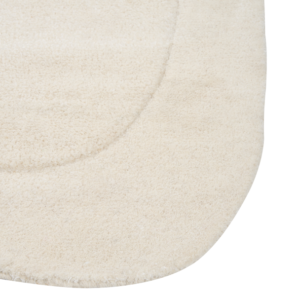 Teppich BERANI Hellbeige 80 x 250 cm Viskose