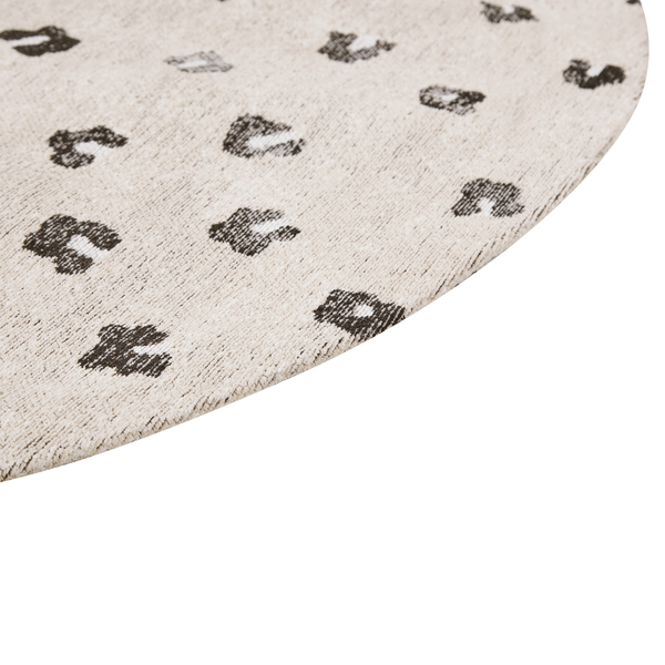 Teppich AFIS Beige ø 140 cm Baumwolle
