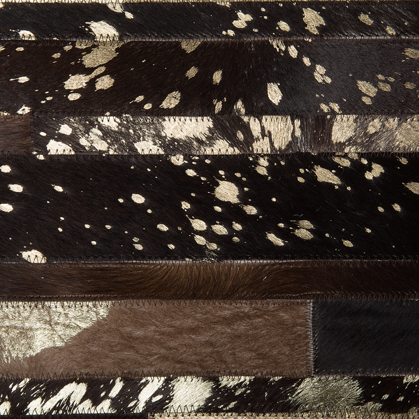 Teppich ARTVIN Braun 160 x 230 cm Echtleder