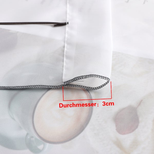 Detailaufnahme einer Schlaufe mit einem Durchmesser von drei Zentimetern