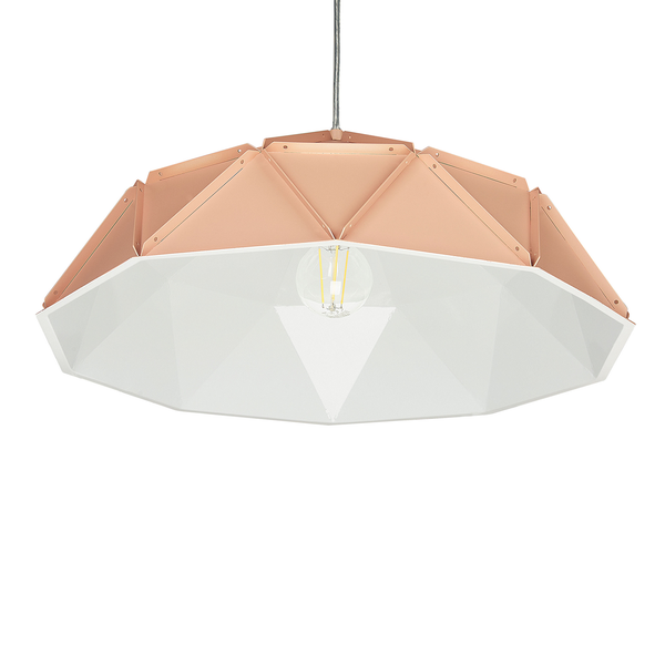 Hängeleuchte rosa geometrisch SENIA