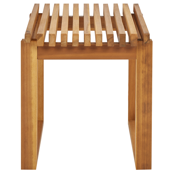Outdoor Beistelltisch BELLANO 35 cm 40 cm Akazienholz Braun