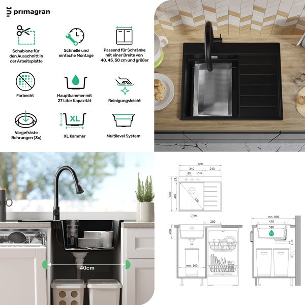 Produktinformationen und Details zur Primagran Spüle