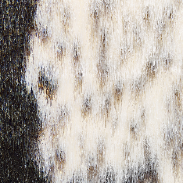 Kunstkuhfell NAMBUNG Schwarz 60 x 90 cm
