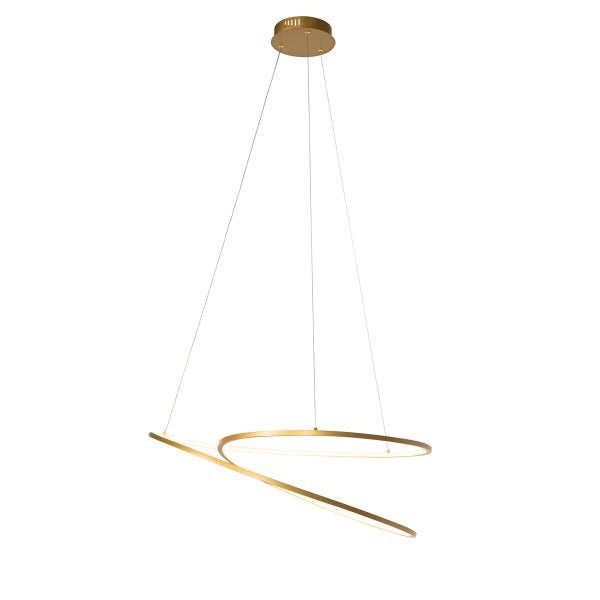 Design Hängelampe Gold 72 cm inkl. LED 3-stufig dimmbar - Rowan