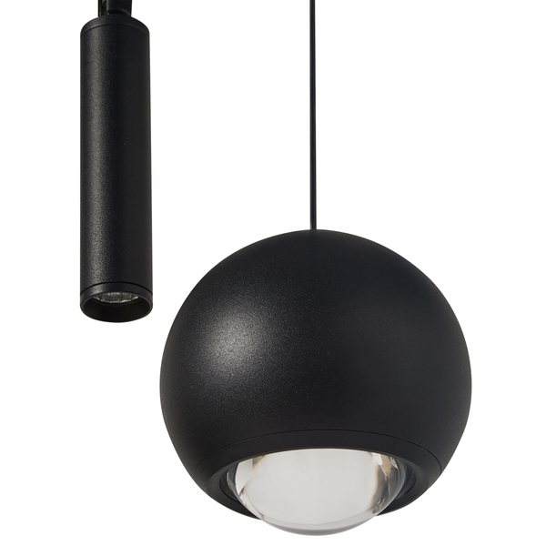 LED Hängeleuchte MABOLE Metall Schwarz