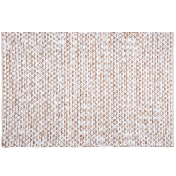 Teppich beige 140 x 200 cm Patchwork TUNCELI