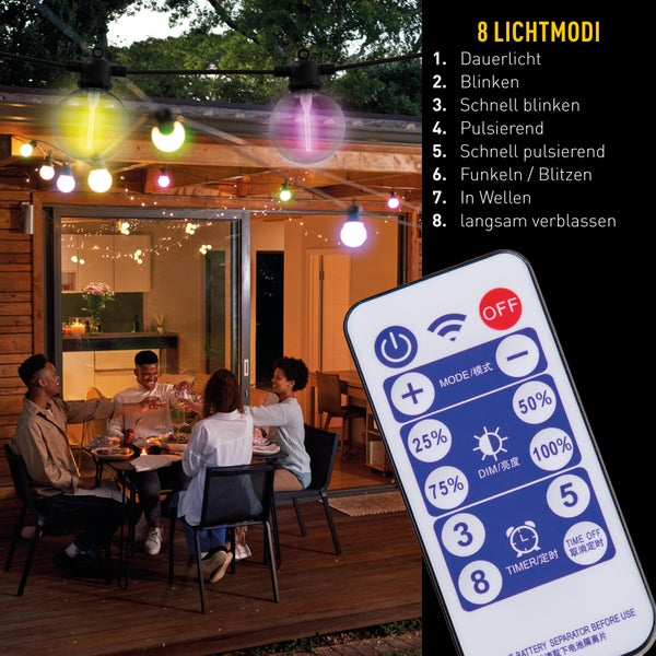 Solar-10er Lichterkette WW CADENA