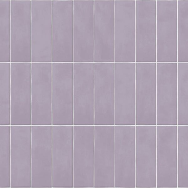 ESTAhome Tapete Fliesenmuster Violett - 50 x 900 cm - 131537