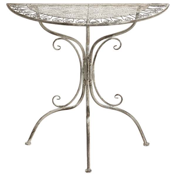 Bistro Set NURRA Metall Grau