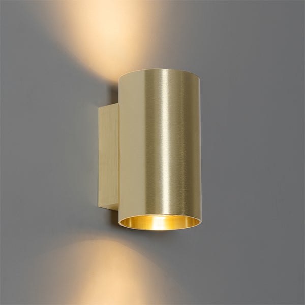 Moderne Wandleuchte Gold rund - Sandy