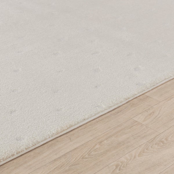Skandinavischer Teppich mit Punkten Elfenbein 200x275 cm HIKARI