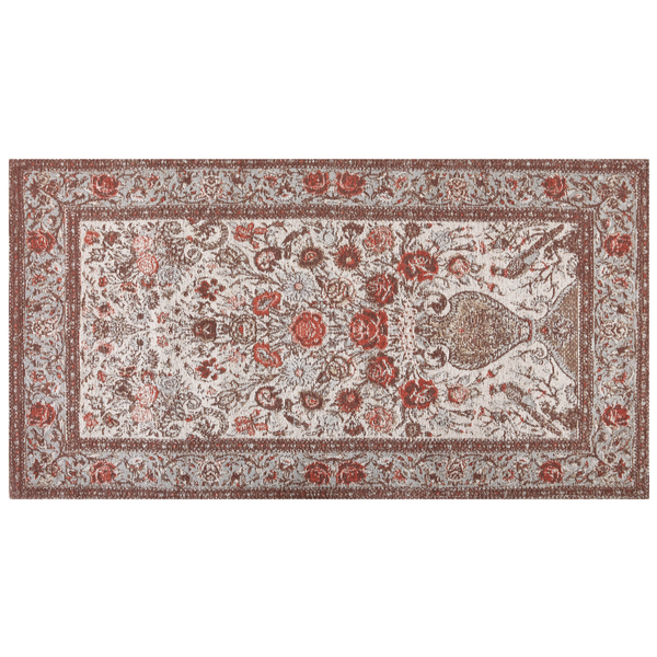 Teppich BINNISZ Rot 80 x 150 cm Baumwolle