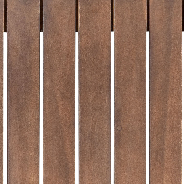 Outdoor Couchtisch TIMOR 90 cm 75 cm zertifiziertes Akazienholz Dunkelbraun