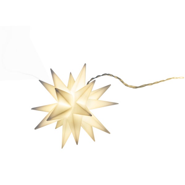 Sternen-Lichterkette für die Weihnachtsdekoration