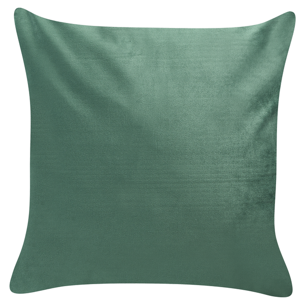 Dekokissen 2er Set TALINUM Samtstoff 45 x 45 cm Smaragdgrün Tiermuster
