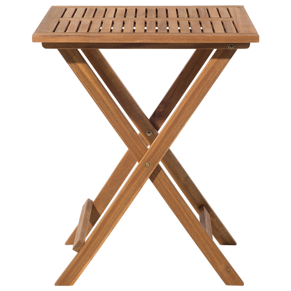Bistro Set klappbar FIJI Akazienholz Hellbraun