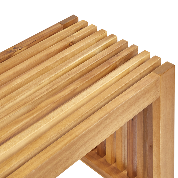 Gartenbank BELLANO 105 cm Akazienholz Braun