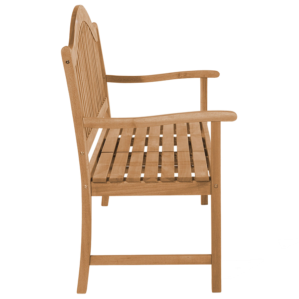 Holz Gartenbank Seitenansicht