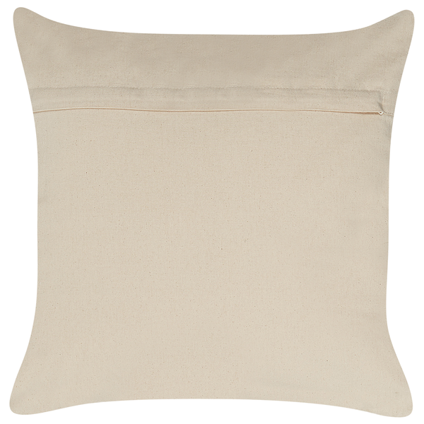 Dekokissen 2er Set OUJDA Baumwolle 50 x 50 cm Roségold Geometrisches Muster