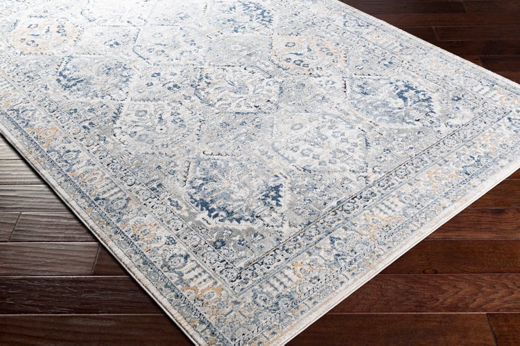 Vintage Orientalischer Teppich Grau/Blau/Hellbraun 200x275 cm CAMILA