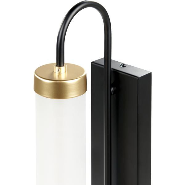 LED Wandlampe HENRY Metall Schwarz