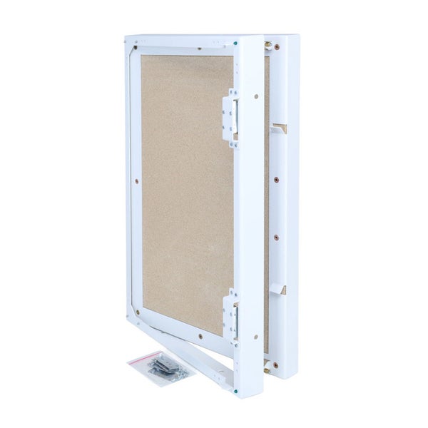 Revisionstür Click Vermiculite L, mit Click-Open, 400 x 600 mm, weiß