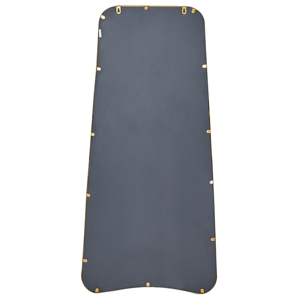 Wandspiegel LEVET 58 cm 122 cm Metall Gold