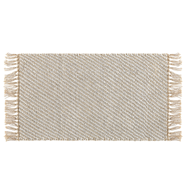 Teppich ALADAG Beige 50 x 80 cm Jute