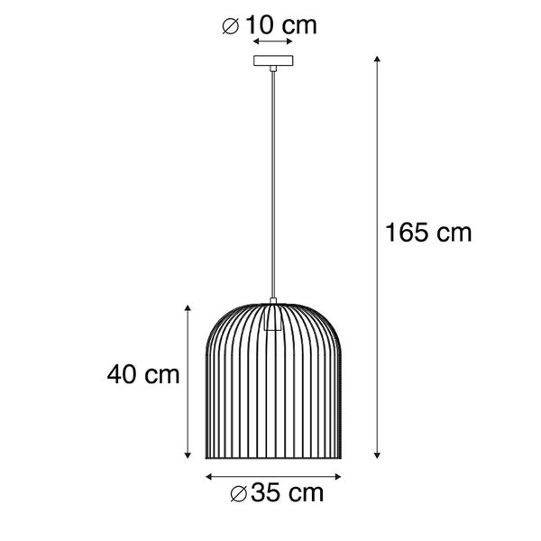Design Hängelampe gold - Wire Knock