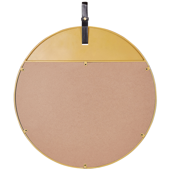 Wandspiegel GURS 60 cm 60 cm Metall Gold