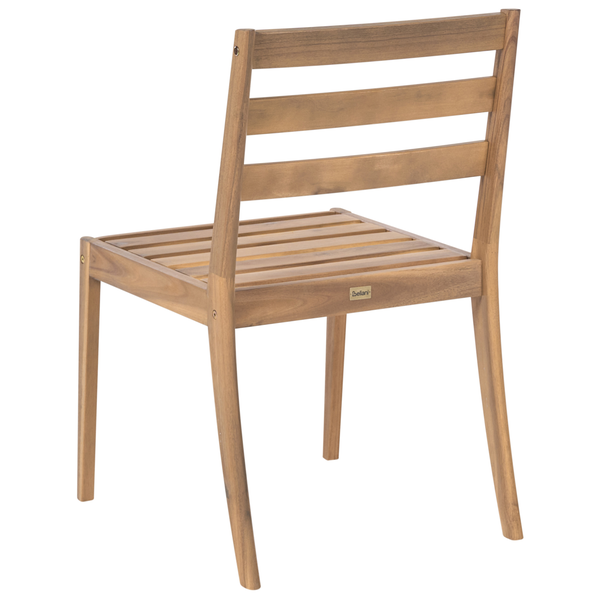 Sessel mit Hocker, Metallrahmen und Armlehnen aus Holz