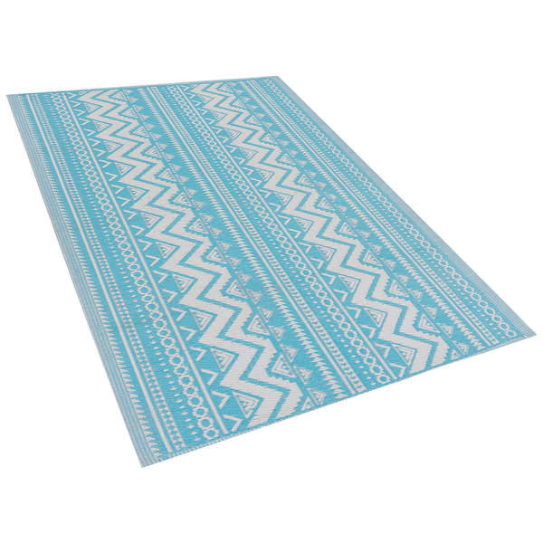 Outdoorteppich NAGPUR Türkis 120 x 180 cm
