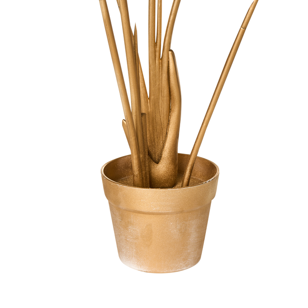 Kunstpflanze BANANA TREE 123 cm Gold