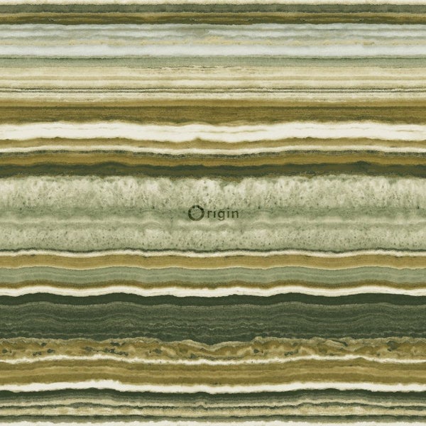 Origin Wallcoverings Tapete Marmor-Optik Ockergelb - 53 cm x 10.05 m - 337233