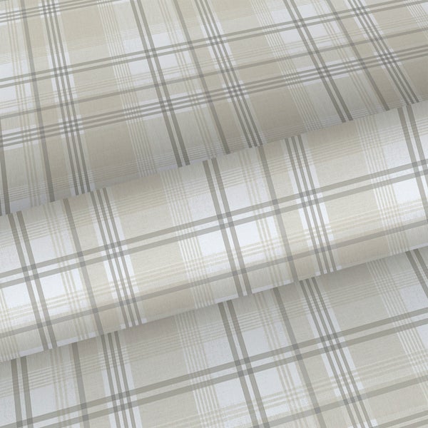 Sanders und Sanders Tapete Karomuster Beige und Grau - 53 cm x 10.05 m - 640713