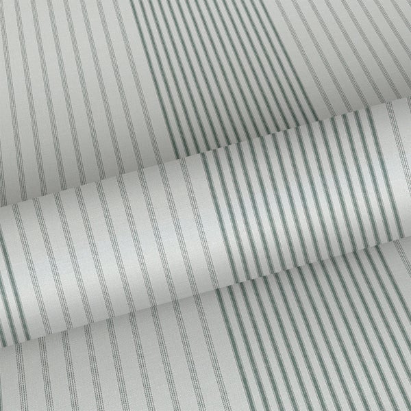 Sanders und Sanders Tapete Streifen Graugrün - 53 cm x 10.05 m - 640673