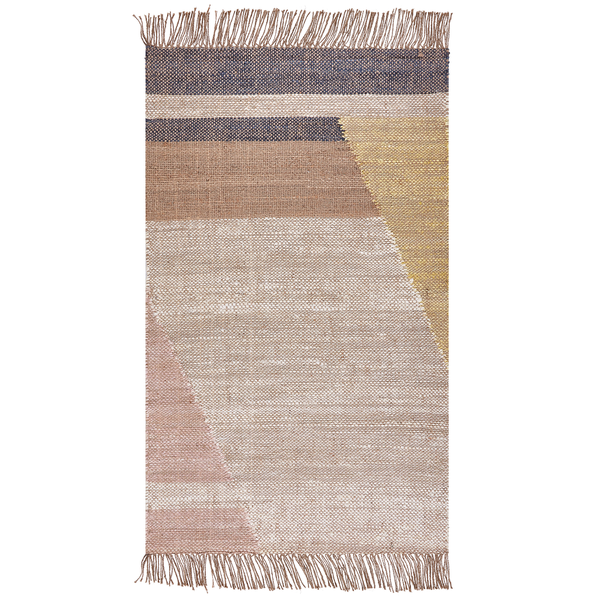 Teppich SAMLAR Braun 80 x 150 cm Jute