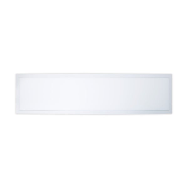 LED Aufbaupanel NICOLA, Aufbauleuchte aus Metall und Kunststoff mit fest verbauten LEDs in neutralweiß, Panel für Innenräume 119,5 x 29,5 cm