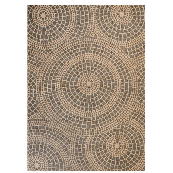 Teppich ARIBA Grau Beige 160 x 230 cm Jute